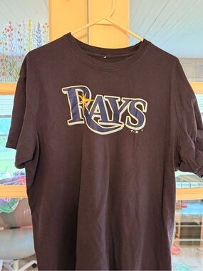 Tampa Bay Rays Logo Crewneck T-Shirt